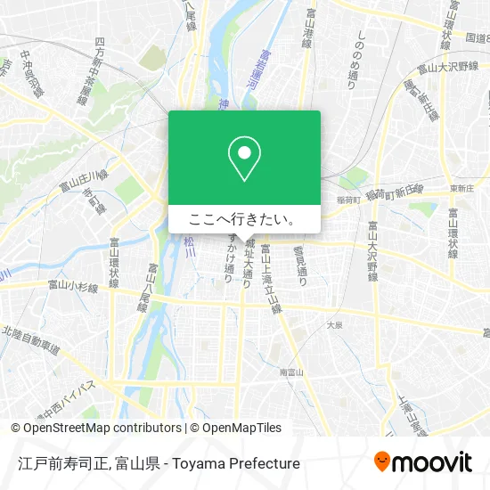 江戸前寿司正地図