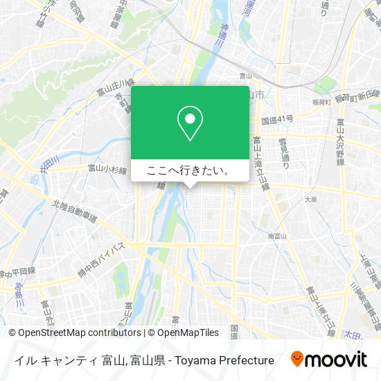 イル キャンティ 富山地図