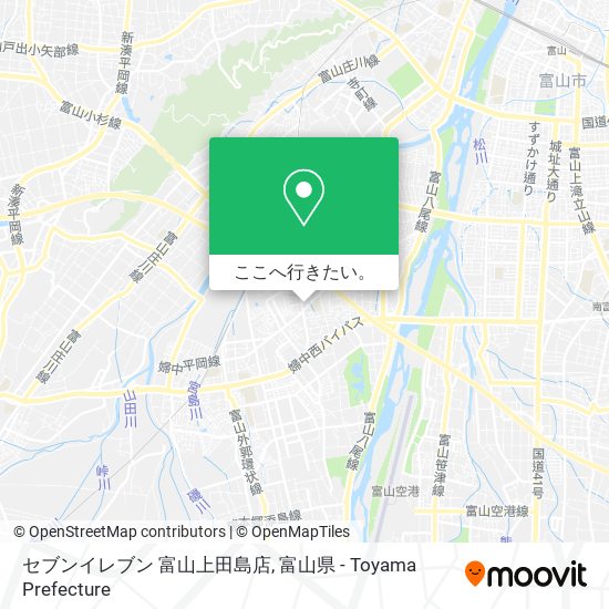 セブンイレブン 富山上田島店地図