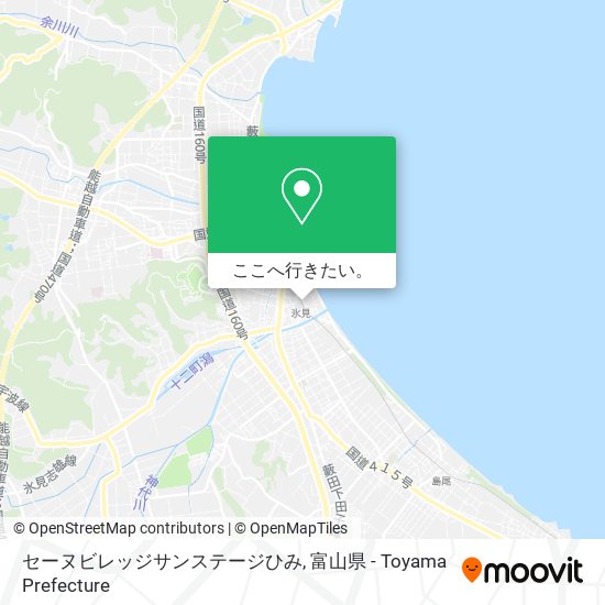 セーヌビレッジサンステージひみ地図