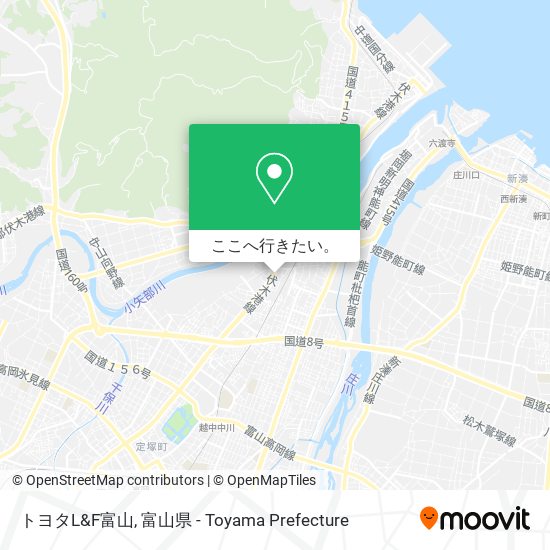トヨタL&F富山地図