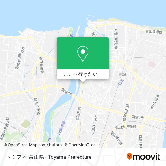 トミフネ地図