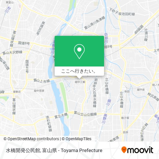 水橋開発公民館地図