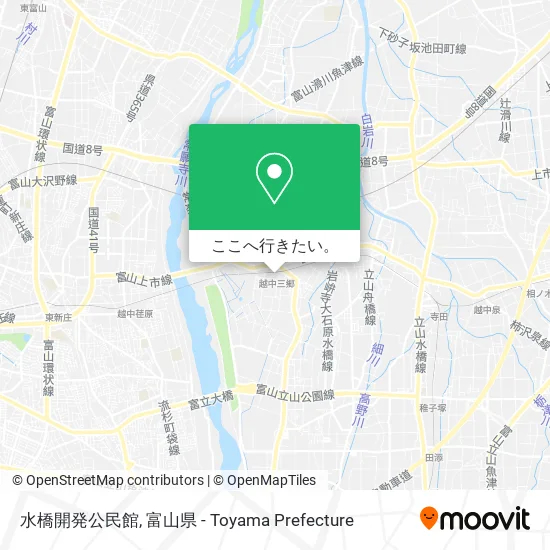 水橋開発公民館地図
