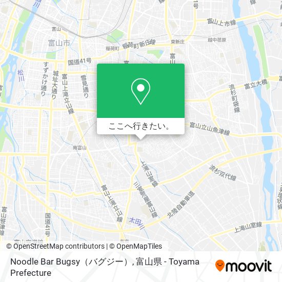 Noodle Bar Bugsy（バグジー）地図