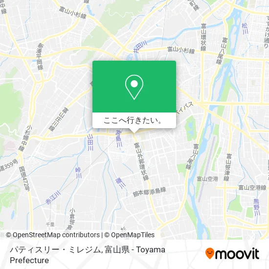 パティスリー・ミレジム地図