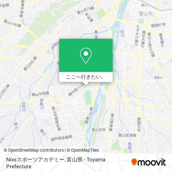 Nixsスポーツアカデミー地図