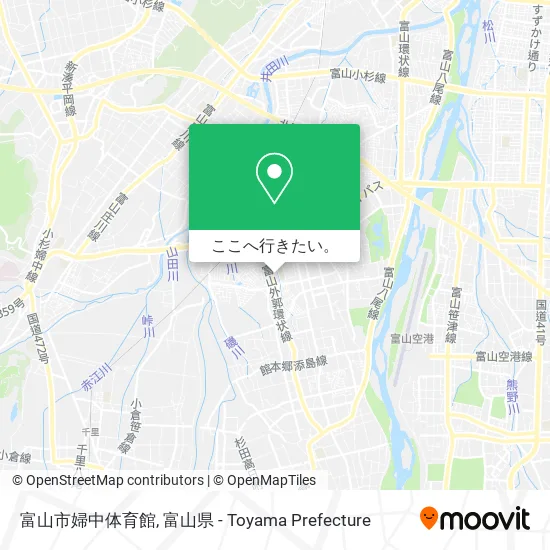 富山市婦中体育館地図