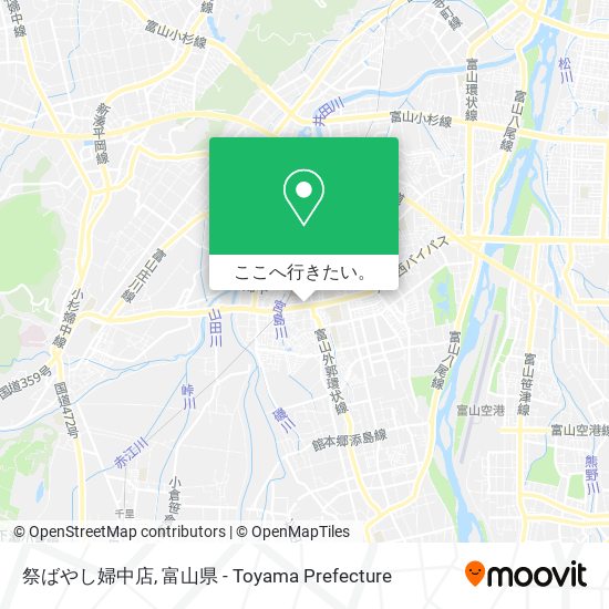 祭ばやし婦中店地図