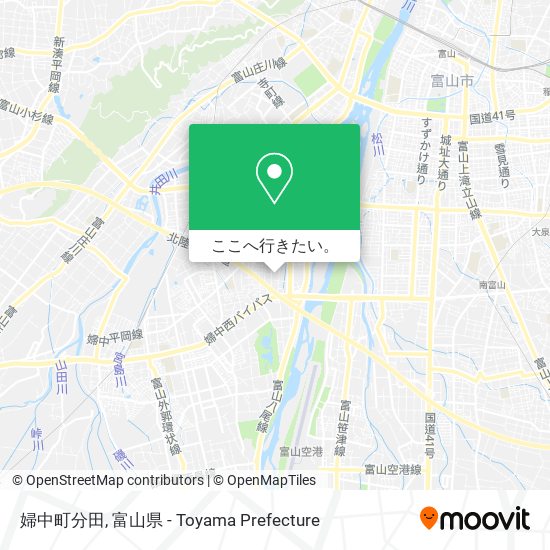 婦中町分田地図
