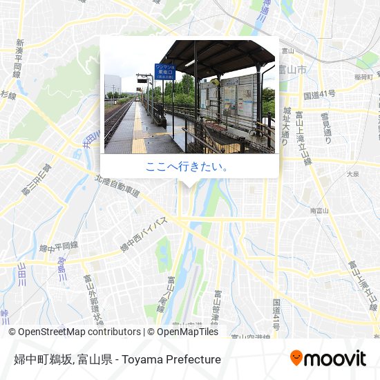 婦中町鵜坂地図