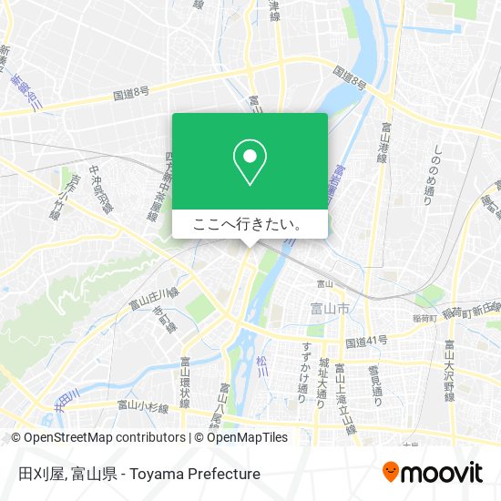 田刈屋地図