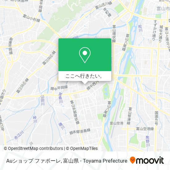 Auショップ ファボーレ地図