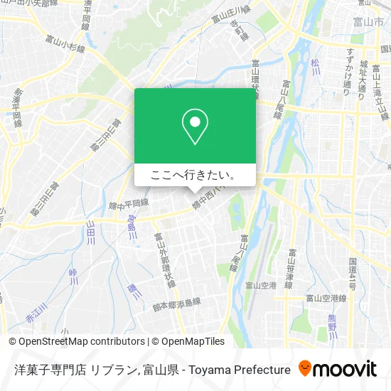 洋菓子専門店 リブラン地図