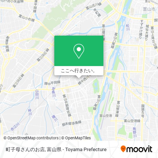 町子母さんのお店地図