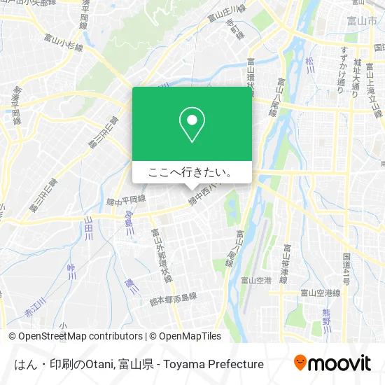 はん・印刷のOtani地図