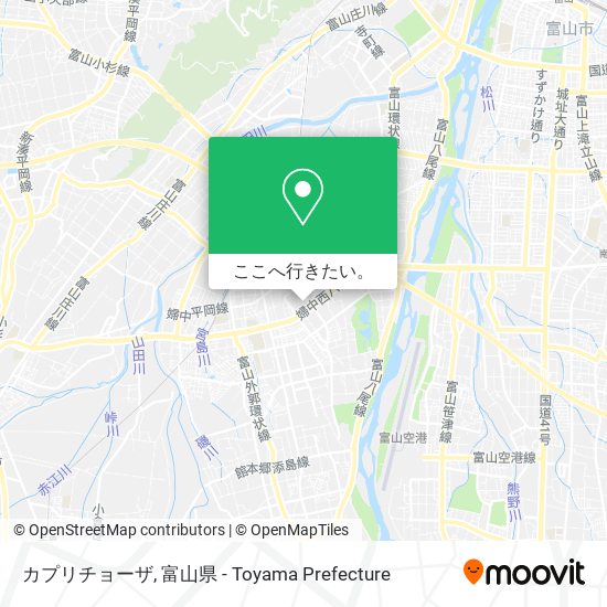 カプリチョーザ地図
