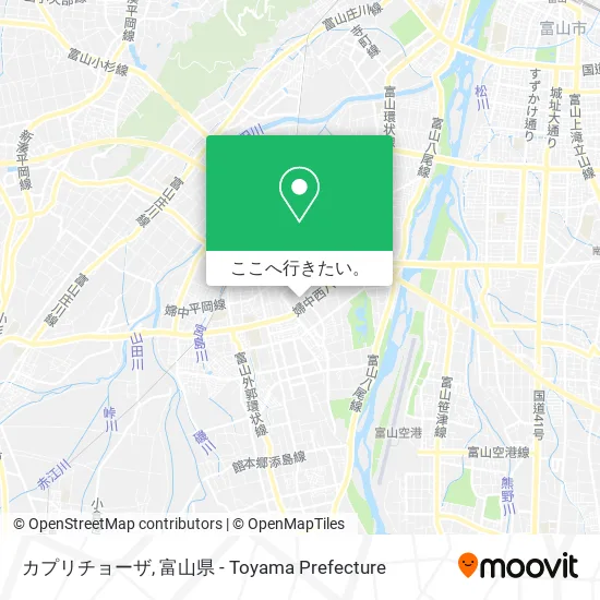 カプリチョーザ地図