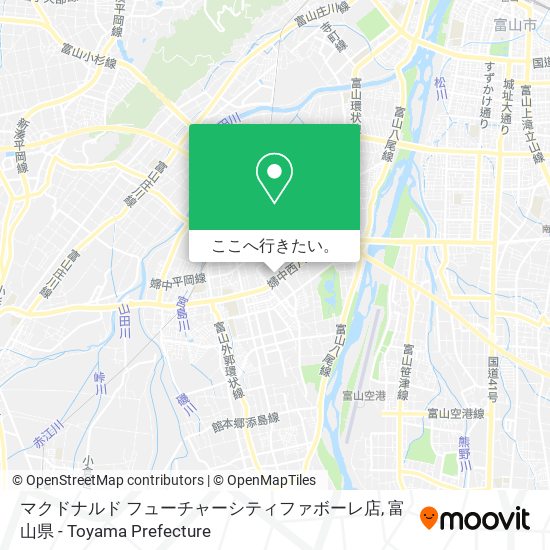 マクドナルド フューチャーシティファボーレ店地図