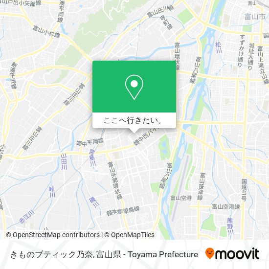 きものブティック乃奈地図