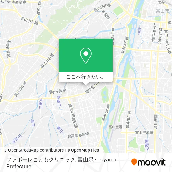 ファボーレこどもクリニック地図