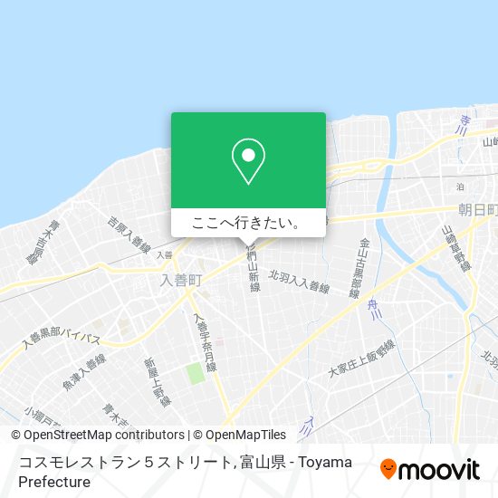 コスモレストラン５ストリート地図