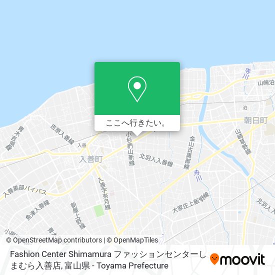 Fashion Center Shimamura ファッションセンターしまむら入善店地図