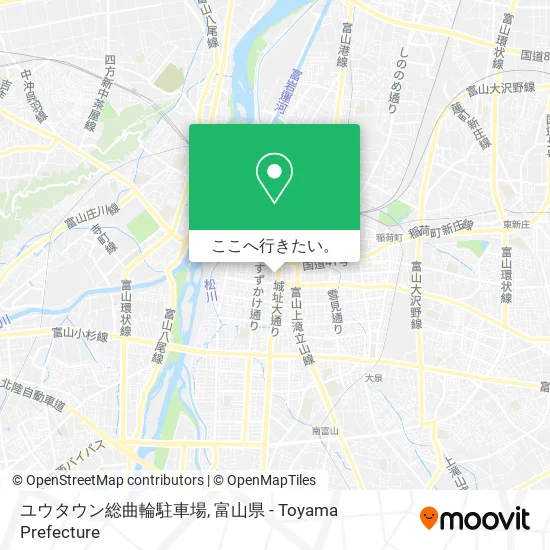 ユウタウン総曲輪駐車場地図