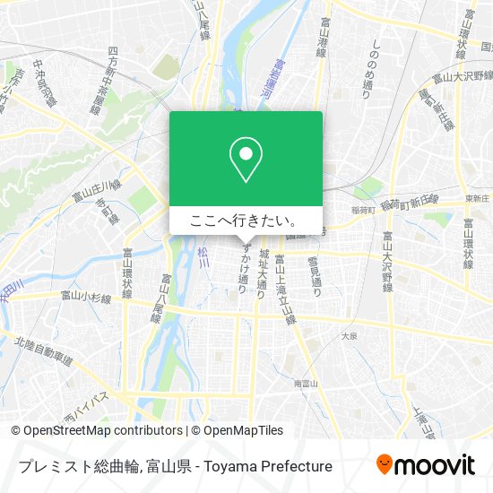 プレミスト総曲輪地図