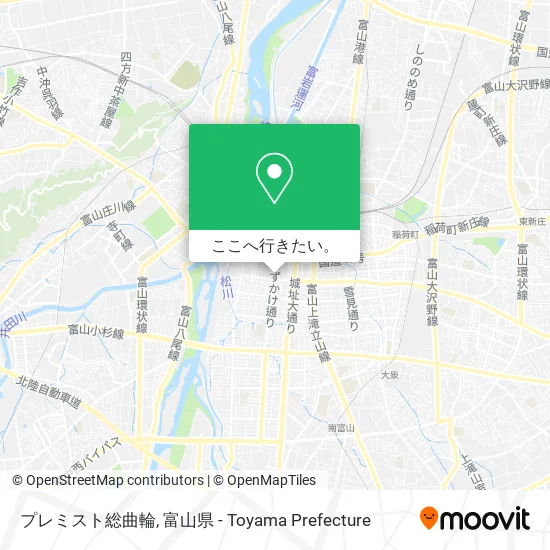 プレミスト総曲輪地図