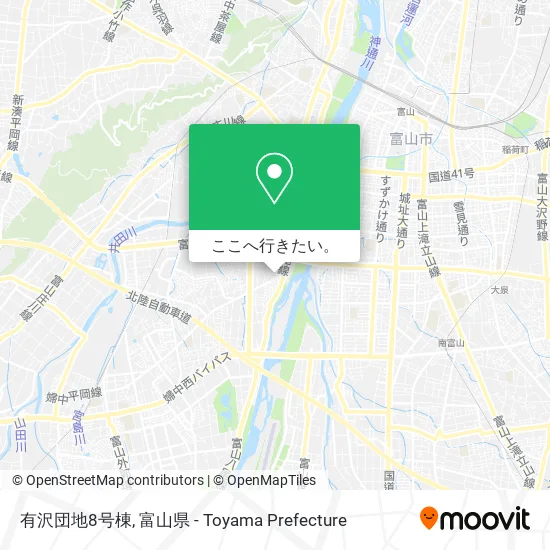 有沢団地8号棟地図