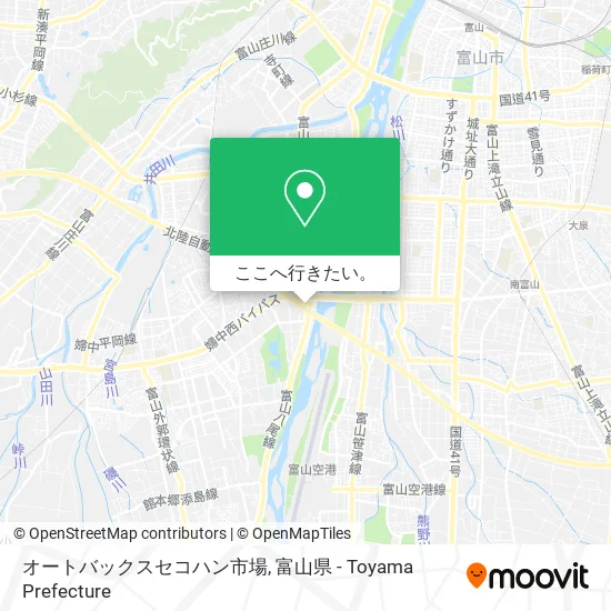 オートバックスセコハン市場地図