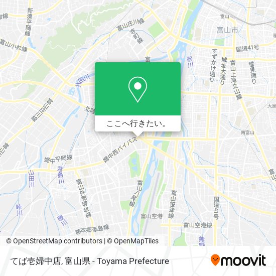 てば壱婦中店地図