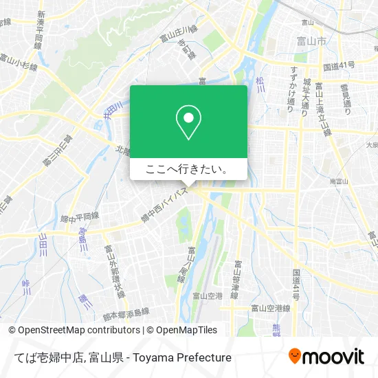 てば壱婦中店地図