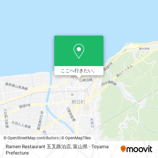 Ramen Restaurant 五叉路泊店地図
