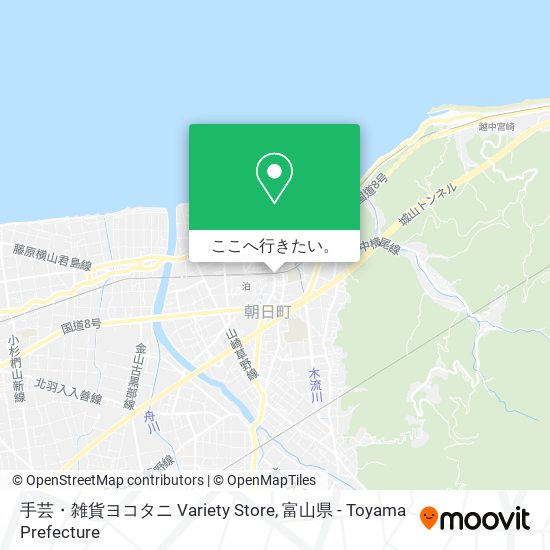 手芸・雑貨ヨコタニ Variety Store地図