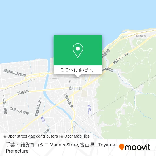 手芸・雑貨ヨコタニ Variety Store地図