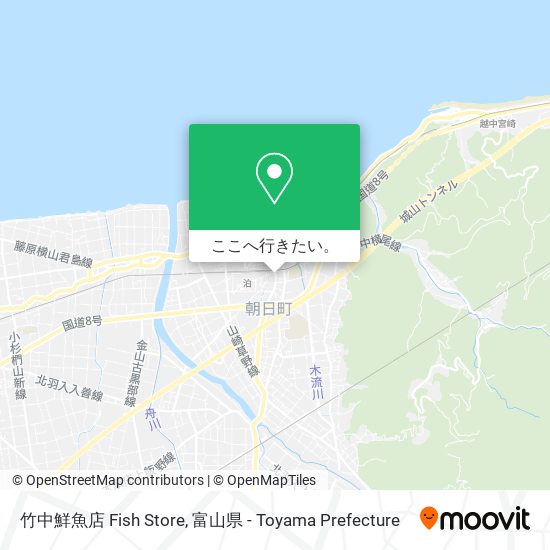 竹中鮮魚店 Fish Store地図