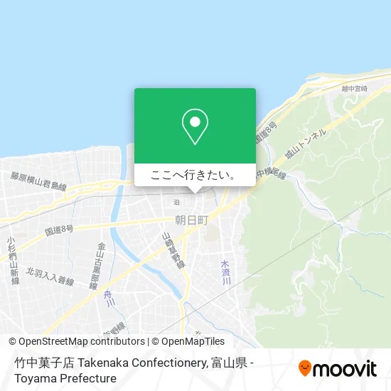 竹中菓子店 Takenaka Confectionery地図