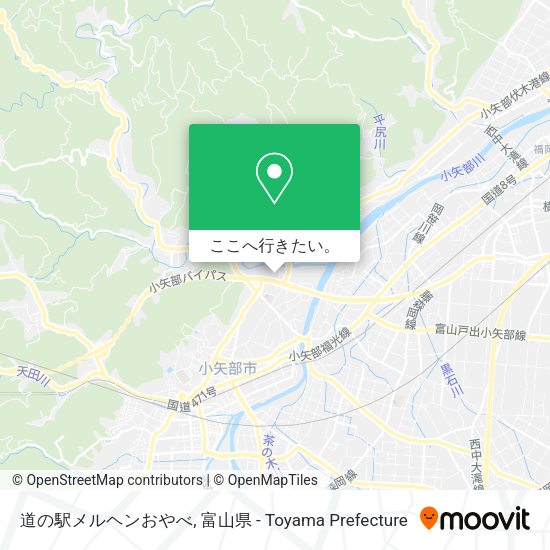 道の駅メルヘンおやべ地図
