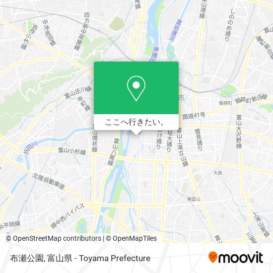 布瀬公園地図
