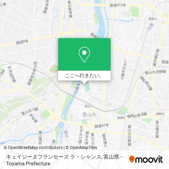 キュイジーヌフランセーズ ラ・シャンス地図