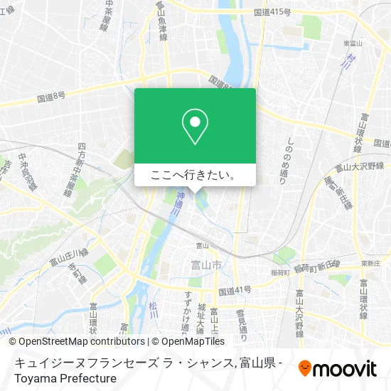キュイジーヌフランセーズ ラ・シャンス地図