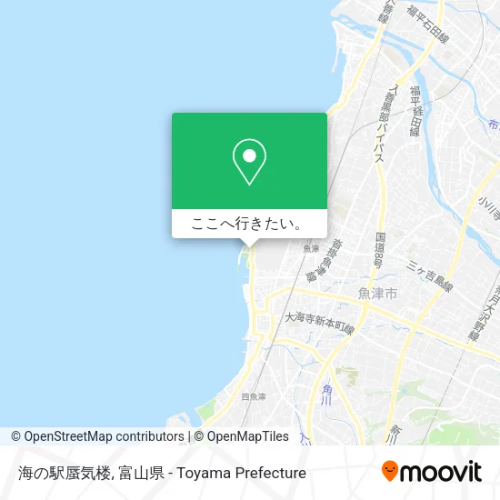 海の駅蜃気楼地図