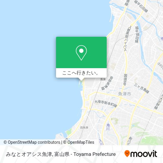 みなとオアシス魚津地図