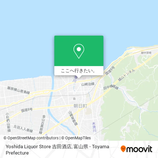 Yoshida Liquor Store 吉田酒店地図