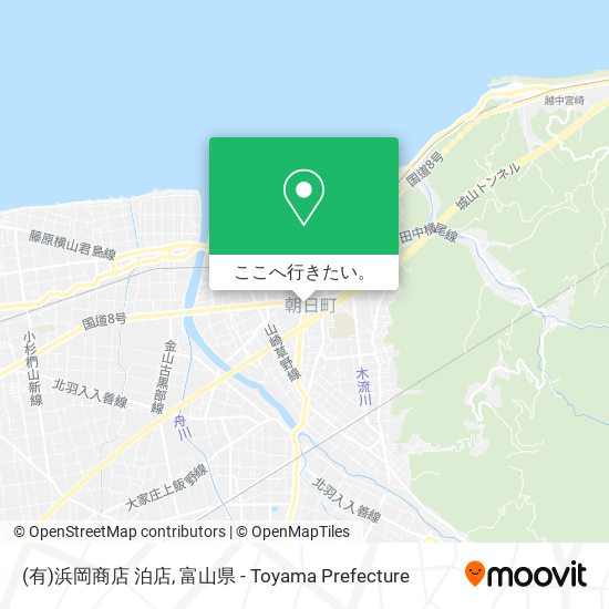 (有)浜岡商店 泊店地図