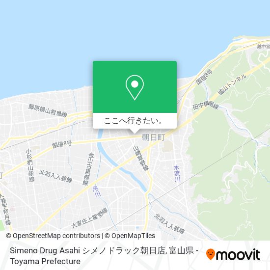 Simeno Drug Asahi シメノドラック朝日店地図