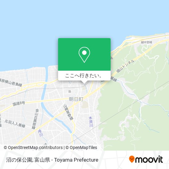 沼の保公園地図