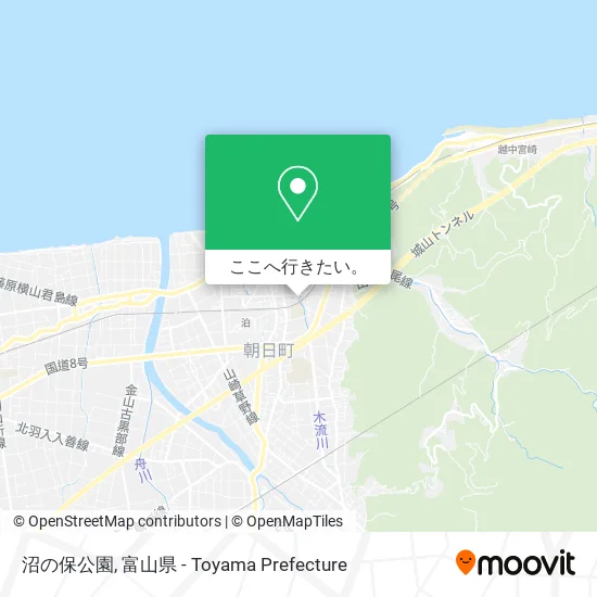 沼の保公園地図